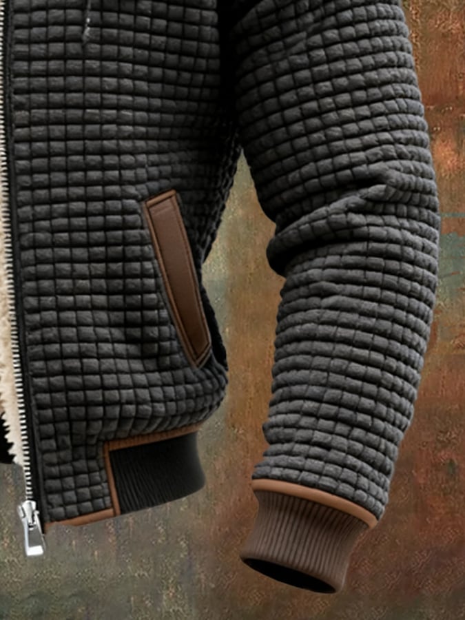 TYMON™ | ELEGANT QUILTED JACKET WITH A CLOSED COLLAR