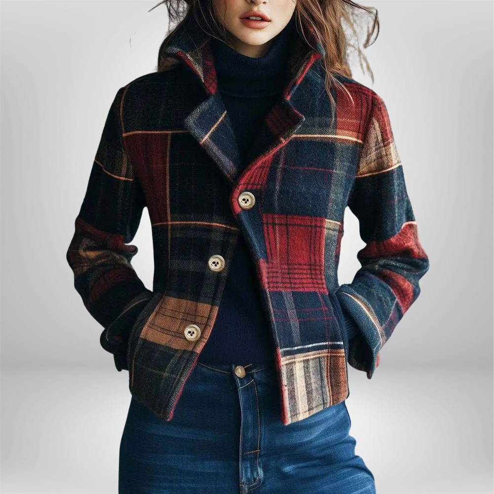 Campbell™ | Classic Plaid Wool Coat