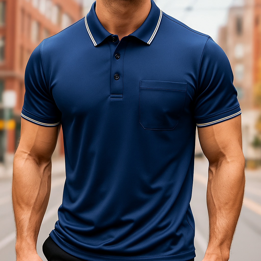 Tasca™ - CLASSIC COTTON POLO SHIRT WITH ELEGANT FIT