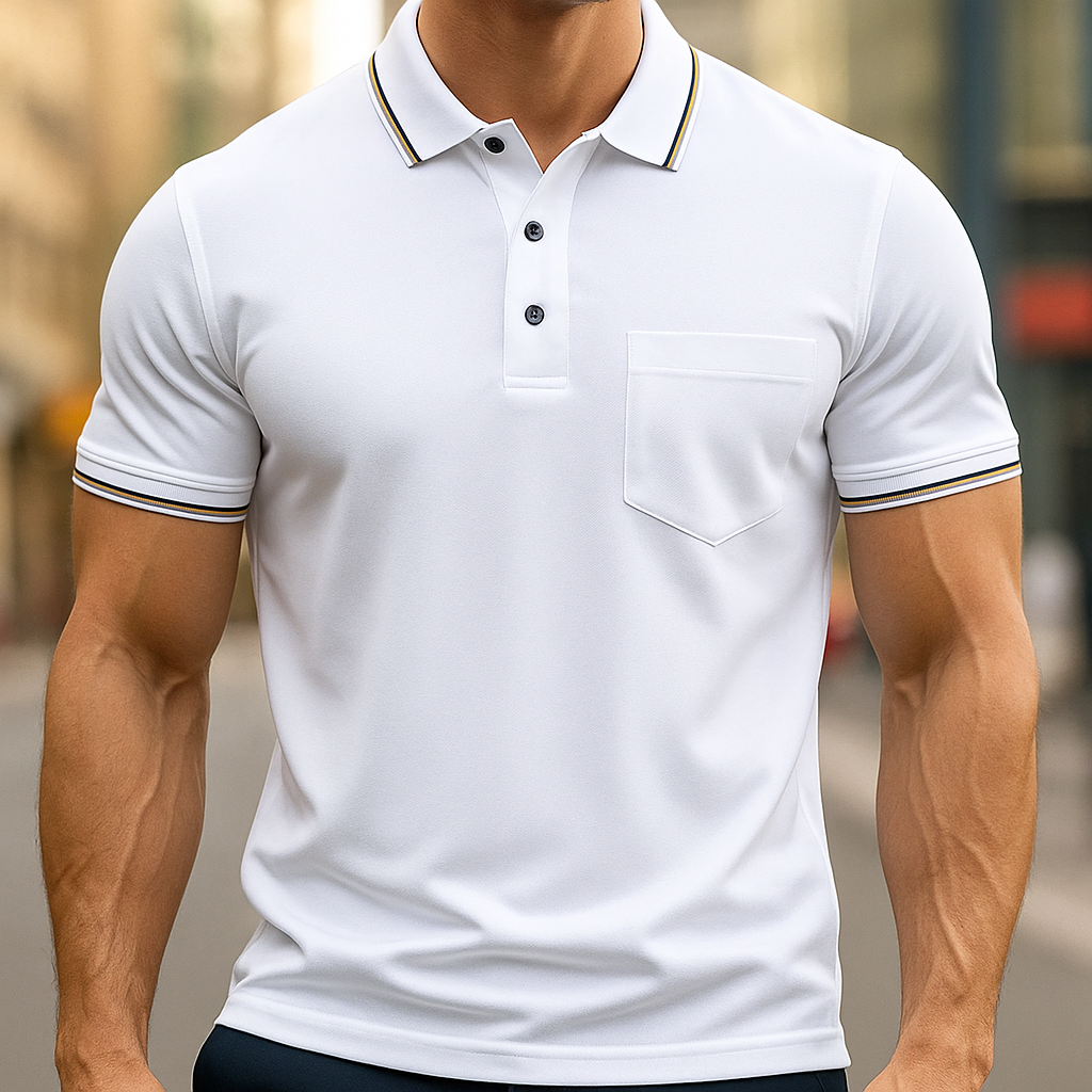 Tasca™ - CLASSIC COTTON POLO SHIRT WITH ELEGANT FIT