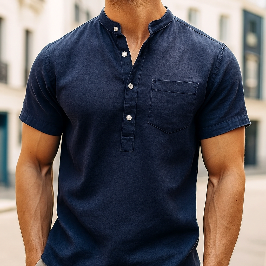 Nero™ - CLASSIC COTTON BLENDED SHIRT WITH EFFORTLESS STYLE