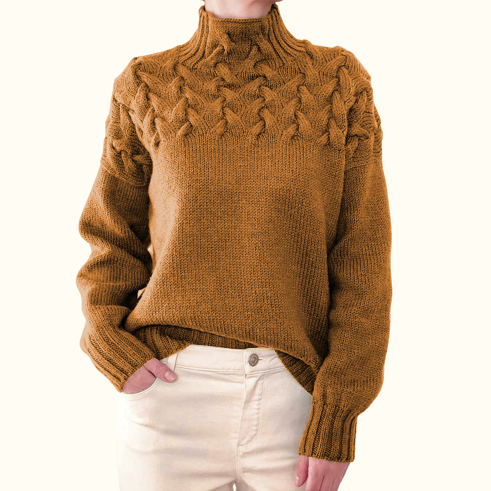 Elena – Warm Knitted Turtleneck