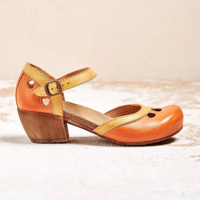 Liora | Comfortable Low Heeled Sandals