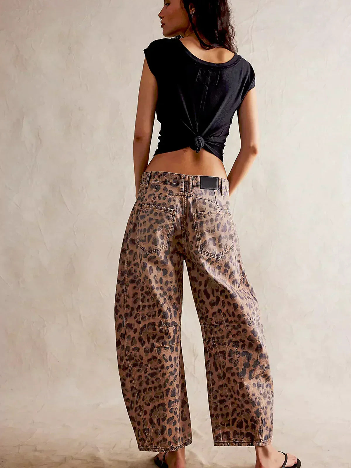 EDITH | COMFORTABLE LEOPARD TROUSERS