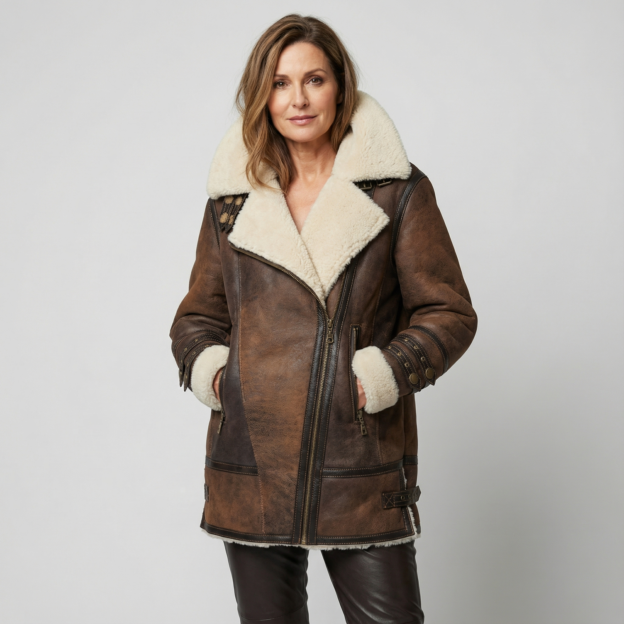 Campbell™ | Shearling Aviator Jacket