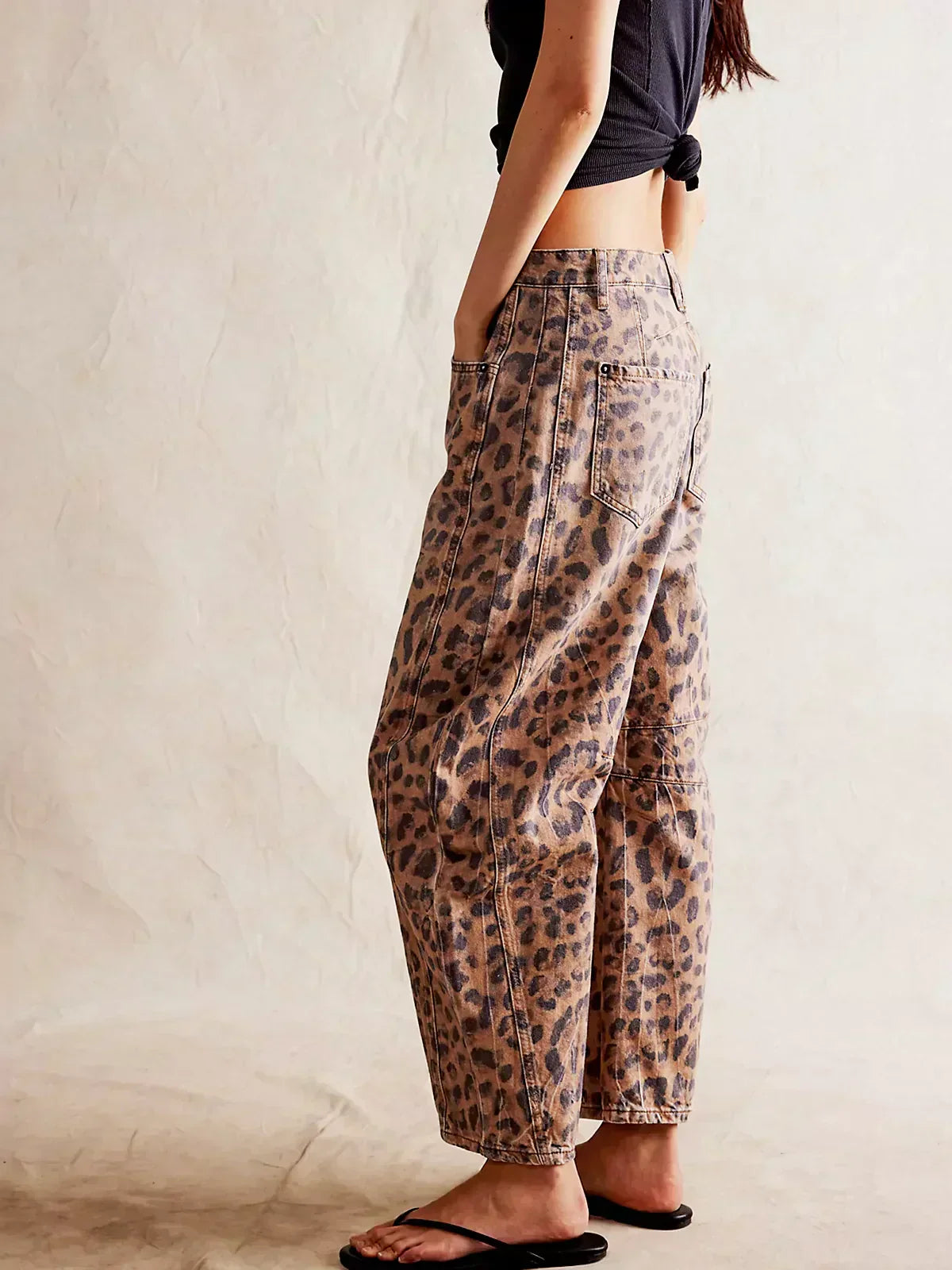 EDITH | COMFORTABLE LEOPARD TROUSERS