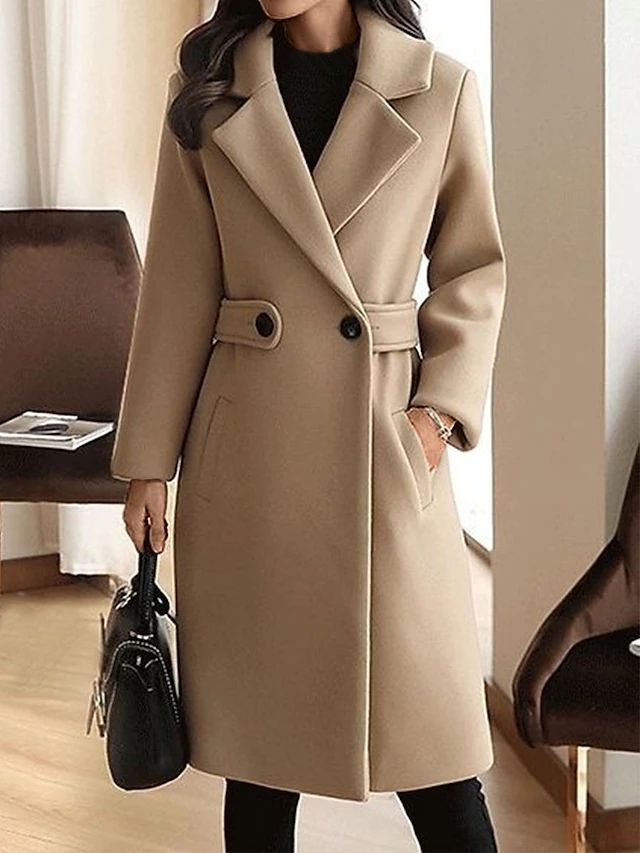 Campbell™ | Elegant Long Wool Coat