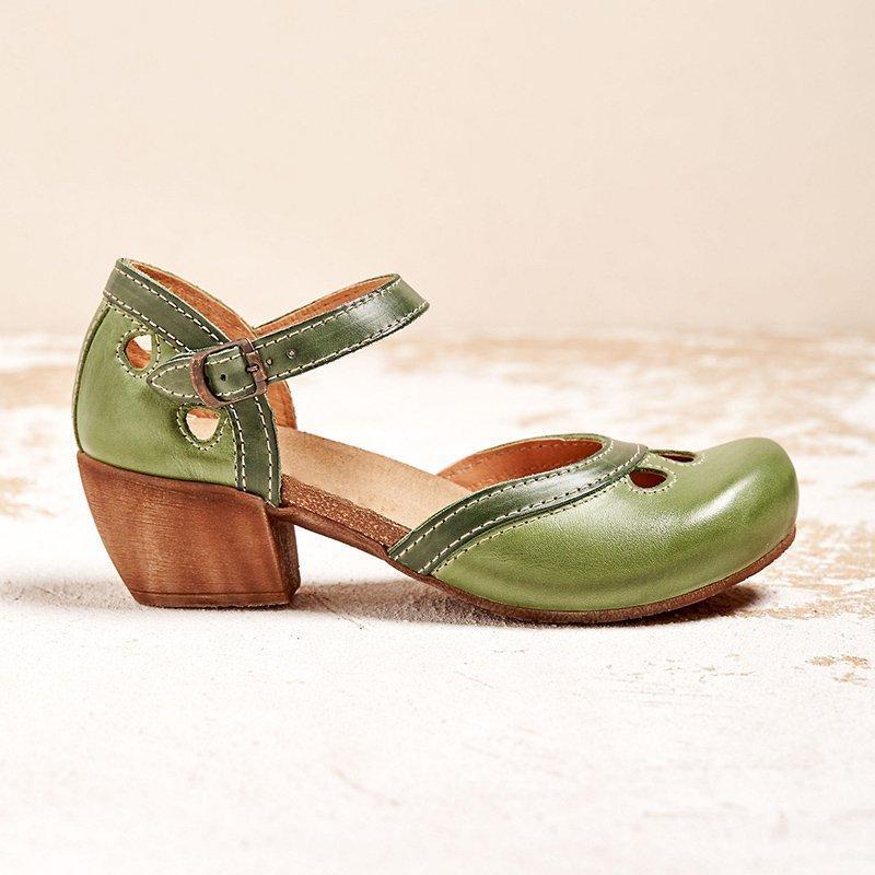 Liora | Comfortable Low Heeled Sandals