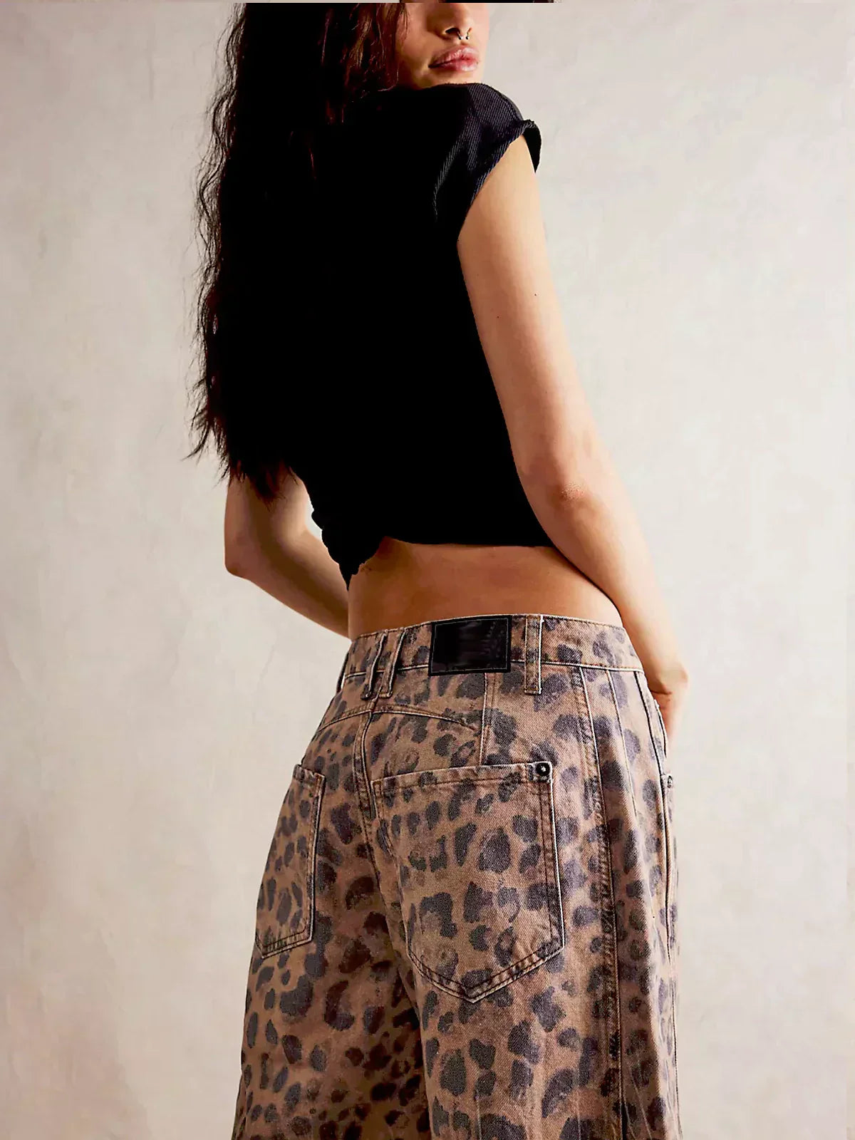 EDITH | COMFORTABLE LEOPARD TROUSERS