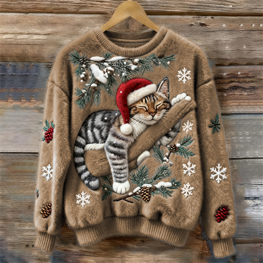 Campbell™ | Christmas Cat Sweater