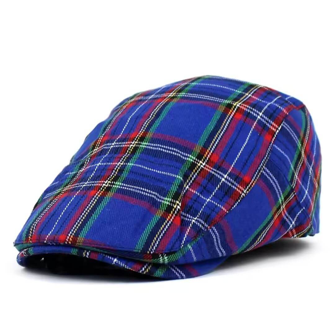 Ivy Cap in Tartan Cotton | BOSTON