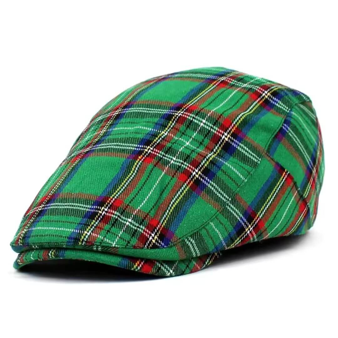 Ivy Cap in Tartan Cotton | BOSTON