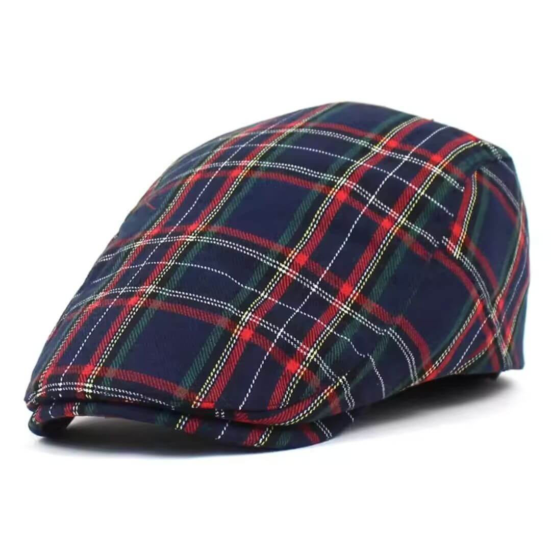 Ivy Cap in Tartan Cotton | BOSTON