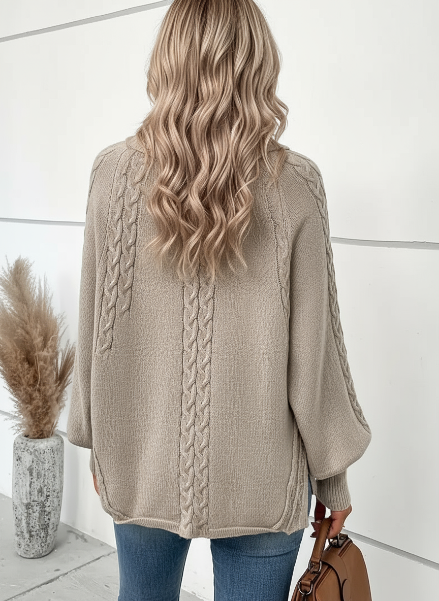 Campbell™ | Cozy Knit Button Sweater