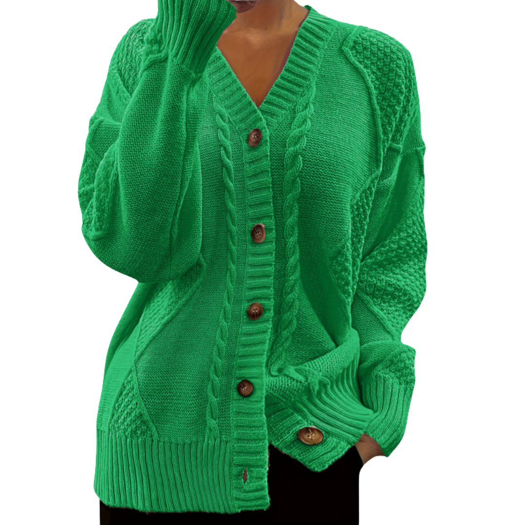 Alexa | Cable Knit Cardigan