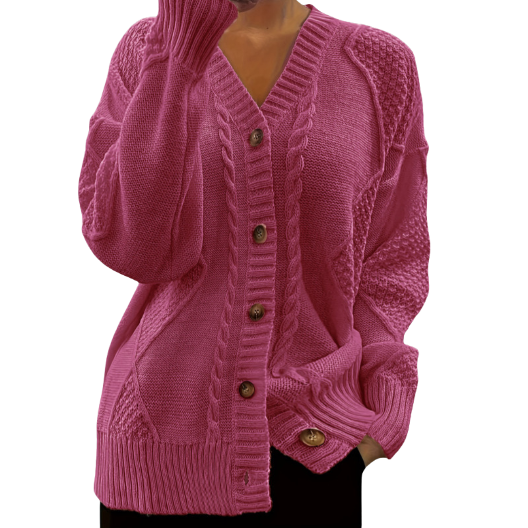 Alexa | Cable Knit Cardigan