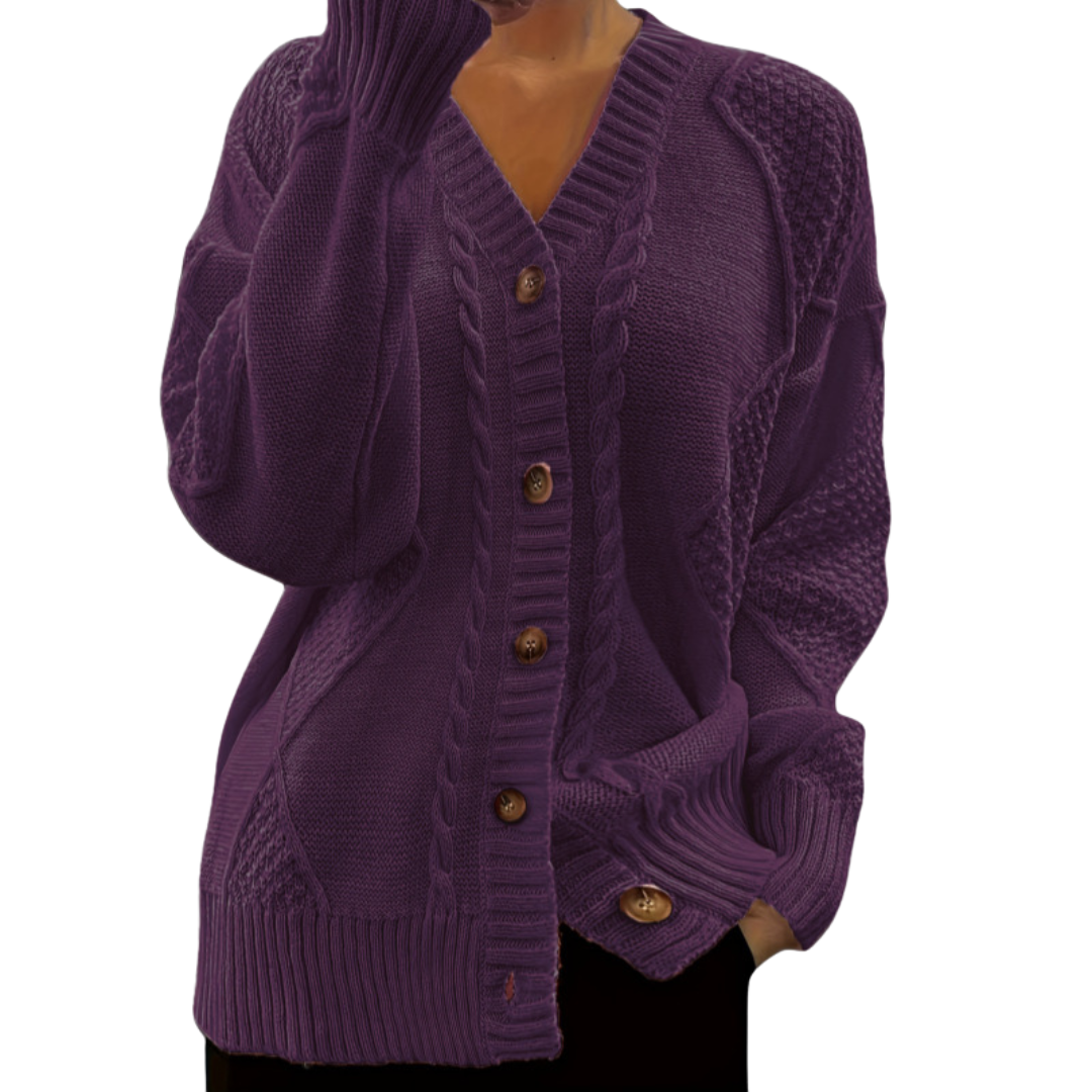 Alexa | Cable Knit Cardigan