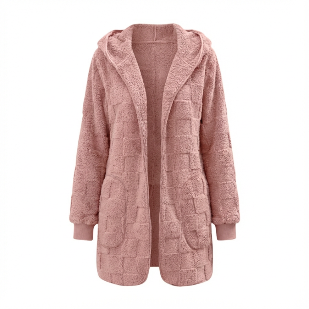 Campbell™ | Plaid Faux Fur Coat