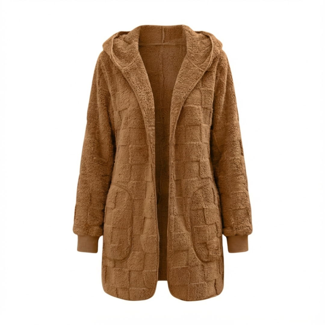 Campbell™ | Plaid Faux Fur Coat