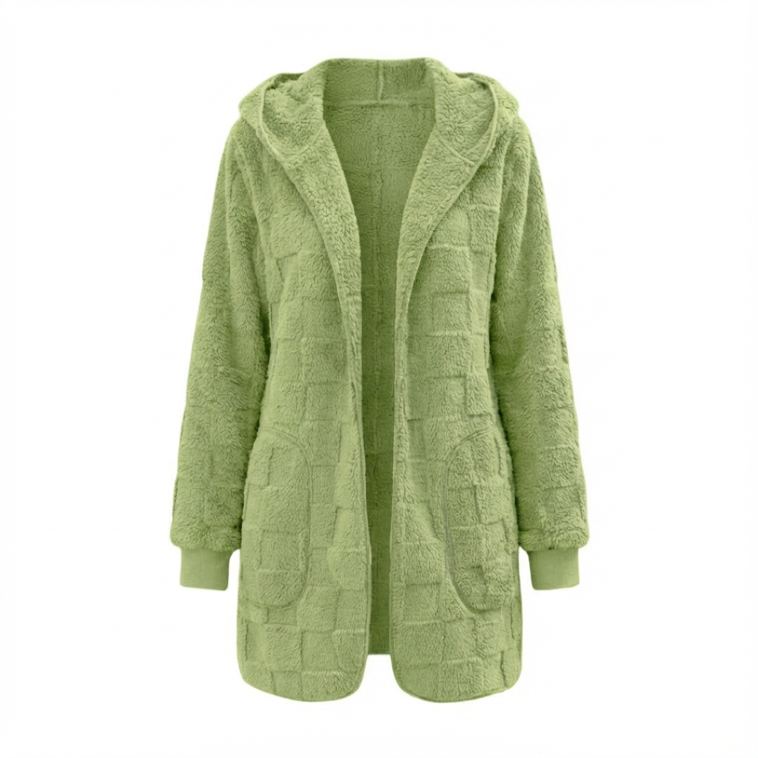 Campbell™ | Plaid Faux Fur Coat