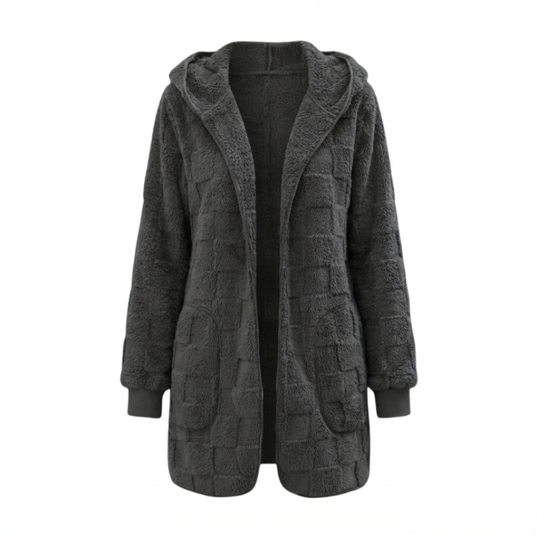 Campbell™ | Plaid Faux Fur Coat
