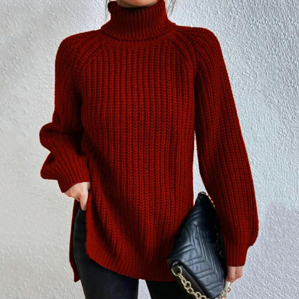 Isabelle – Cotton Ladies' Turtleneck for Winter