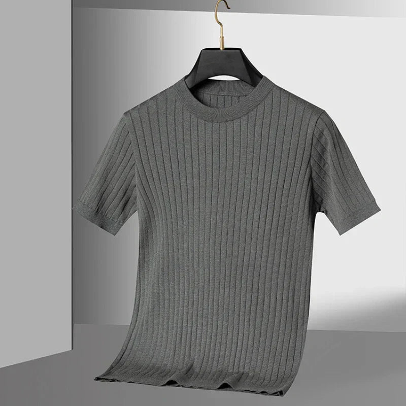 Striato™ - STRIPED COTTON BLEND SHIRT WITH A MODERN CUT