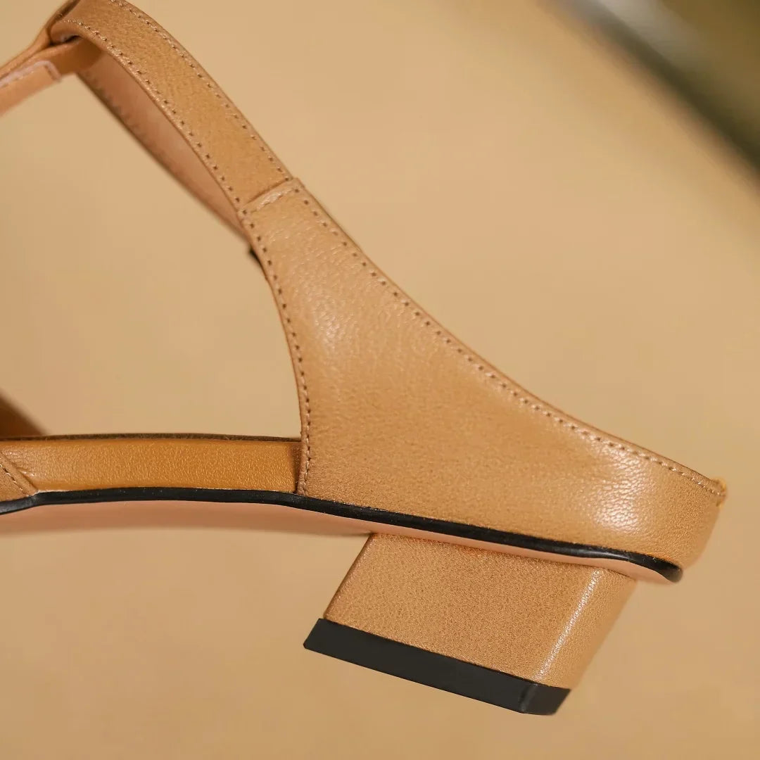 Sophia Leather Mules
