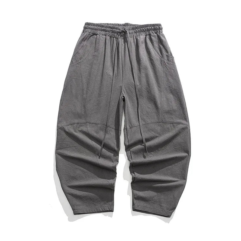 Tessuto™ - OVERSIZED COTTON TROUSERS WITH RELAXED FIT