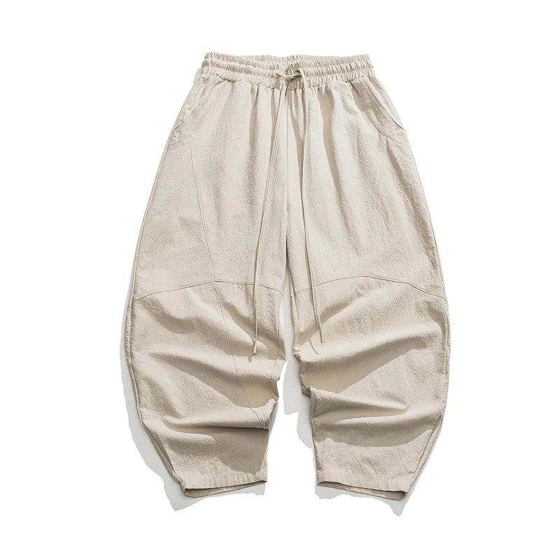 Tessuto™ - OVERSIZED COTTON TROUSERS WITH RELAXED FIT