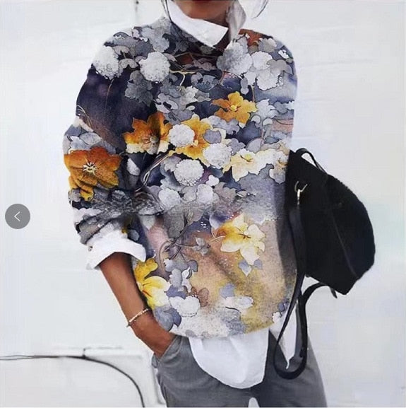 Talbot | Trendy Floral Sweater