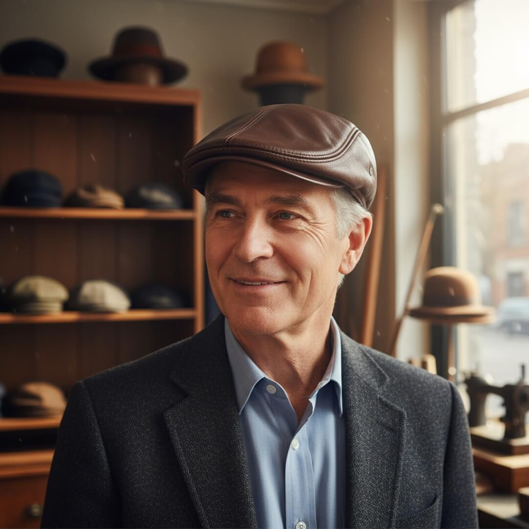 Ivy Leather Hat | TORINO