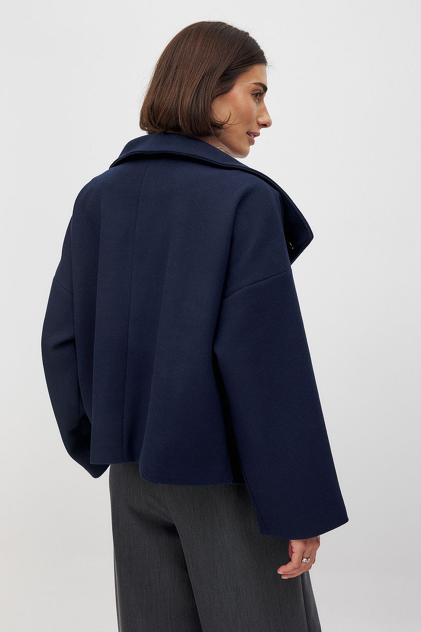 Campbell™ | Short Wool Jacket with Double Closure