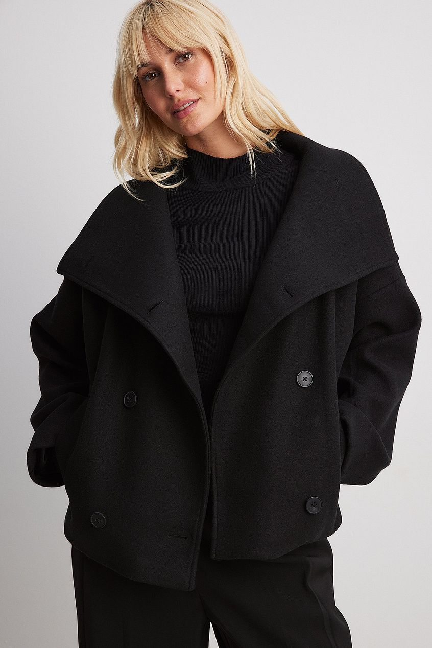 Campbell™ | Short Wool Jacket with Double Closure