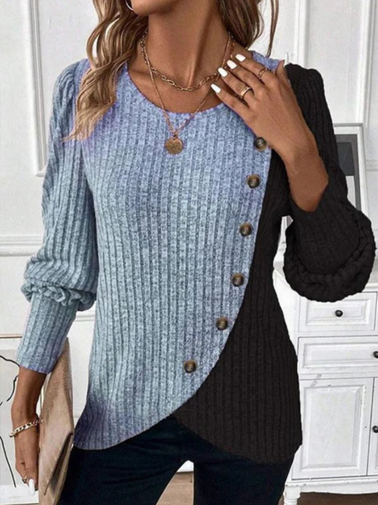 KAIA | CASUAL KNIT LONGSLEEVE