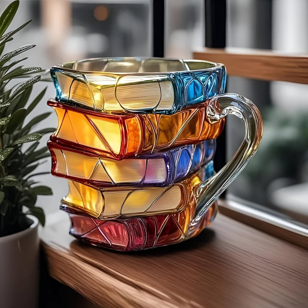 Book Mug | Mug with Painted Book
