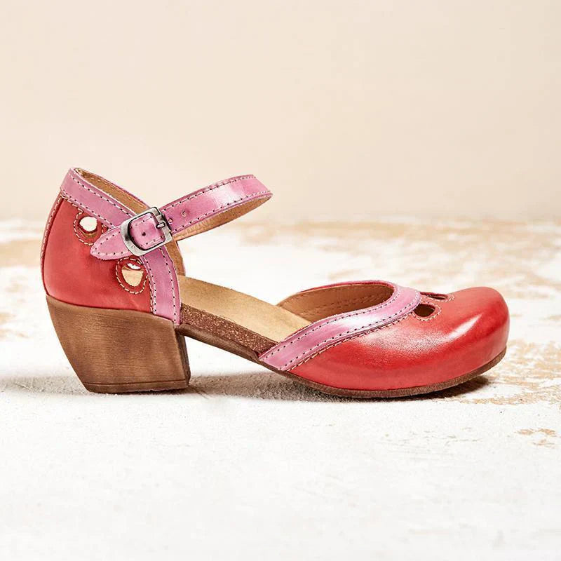 Liora | Comfortable Low Heeled Sandals
