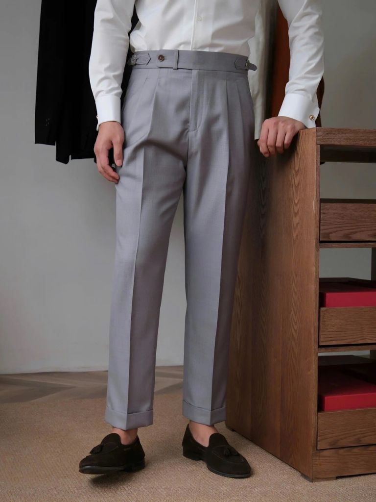 Classic Genova Sidetab Pants - Viretti