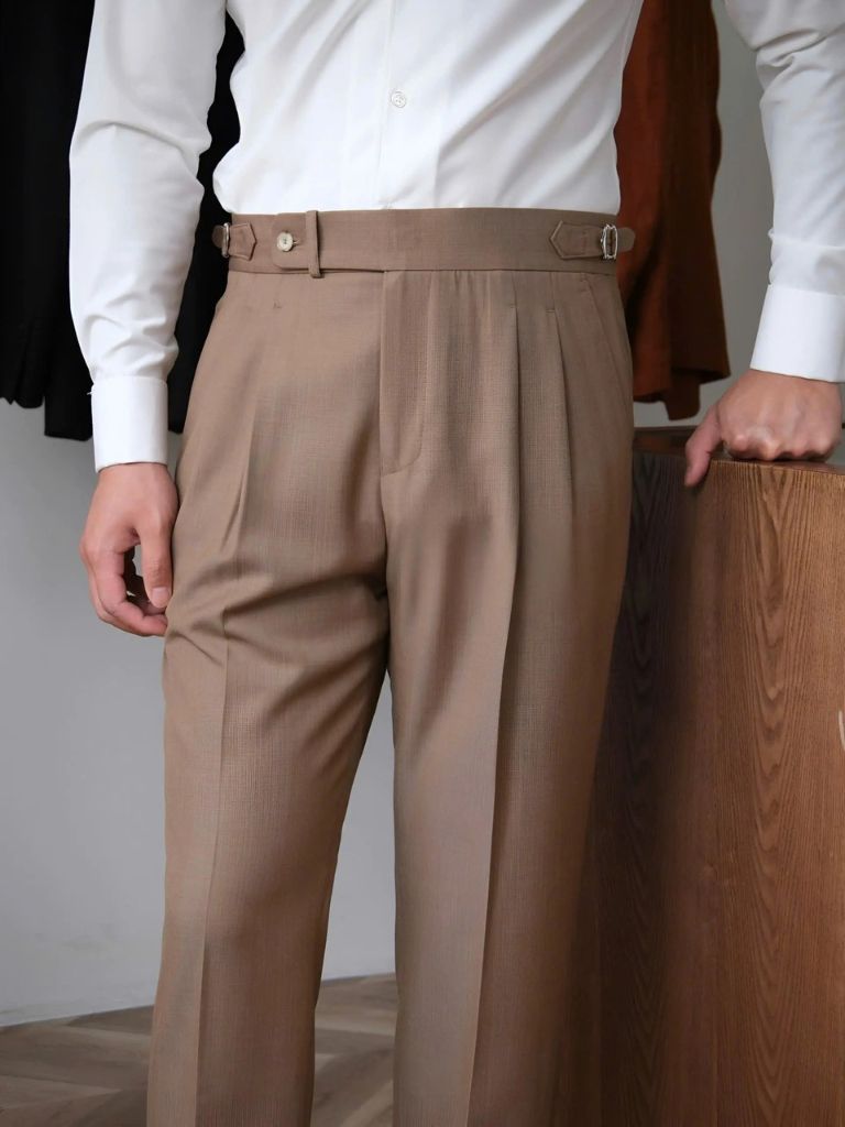 Classic Genova Sidetab Pants - Viretti