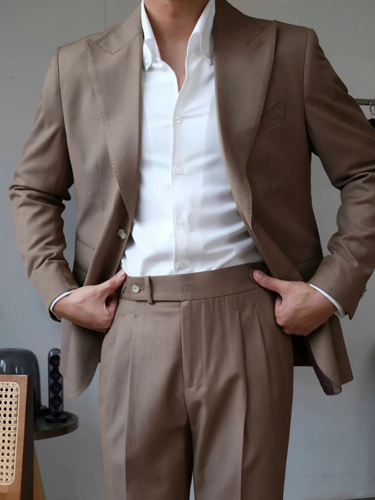 Classic Genova Sidetab Pants - Viretti