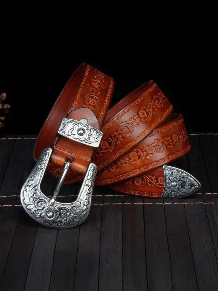 Elegant Leather Belt - Viretti
