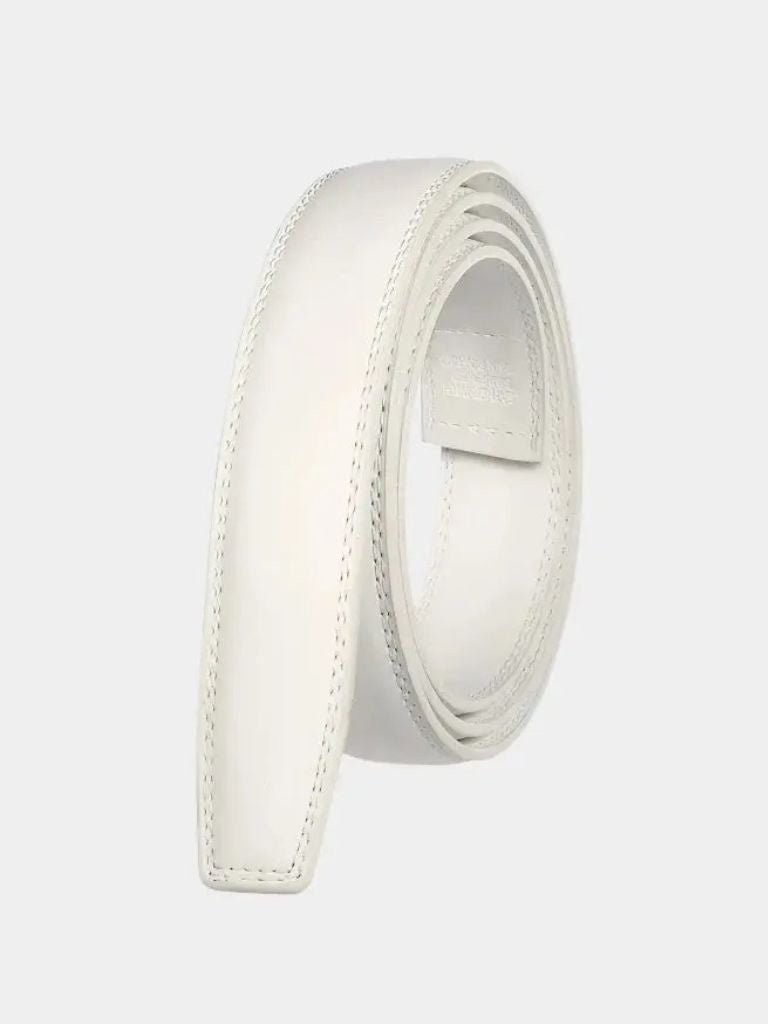 Elegant Essential Leather Belt Without Buckle - Viretti
