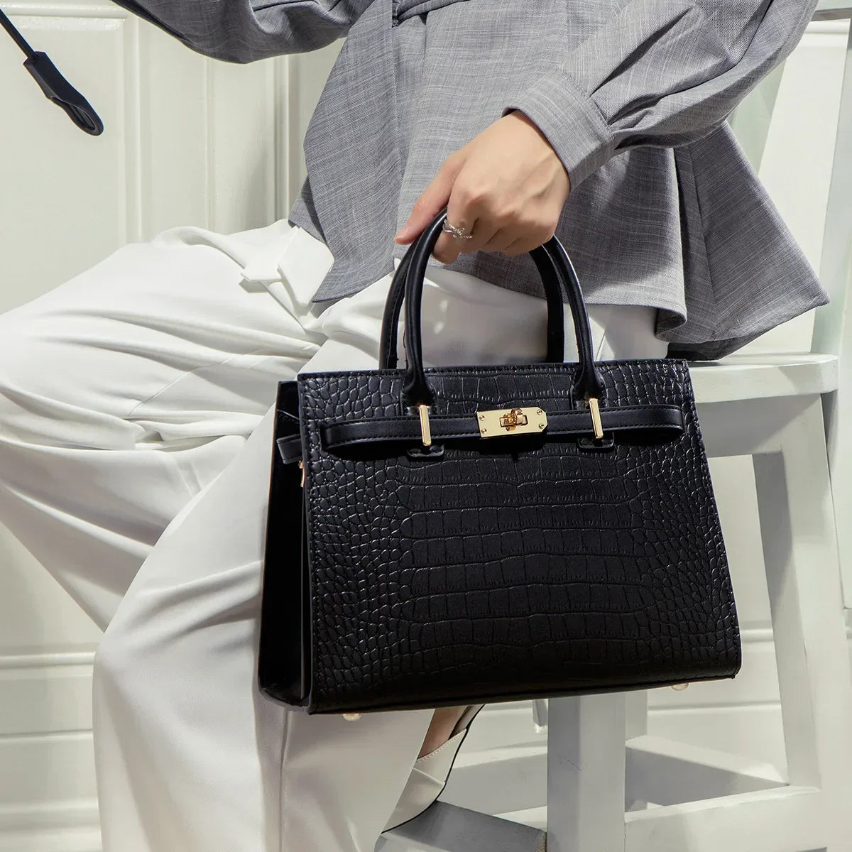 Laluna® | The Allure Croco Bag