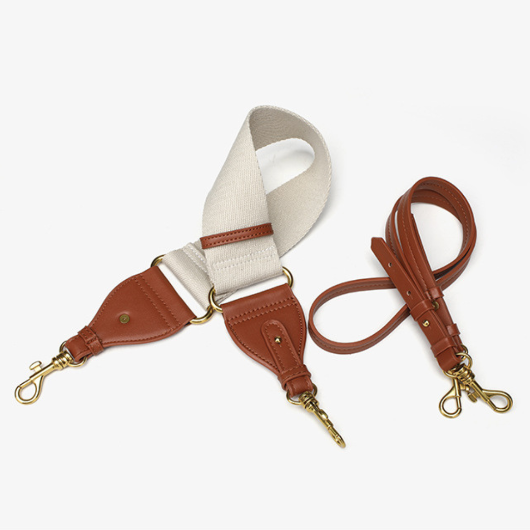 MARTA™ | LEATHER BAG WITH DOUBLE STRAP