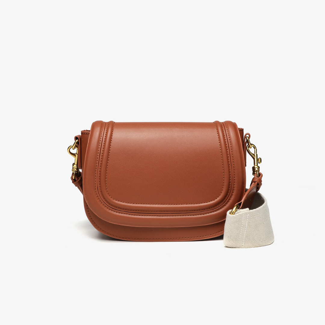 MARTA™ | LEATHER BAG WITH DOUBLE STRAP