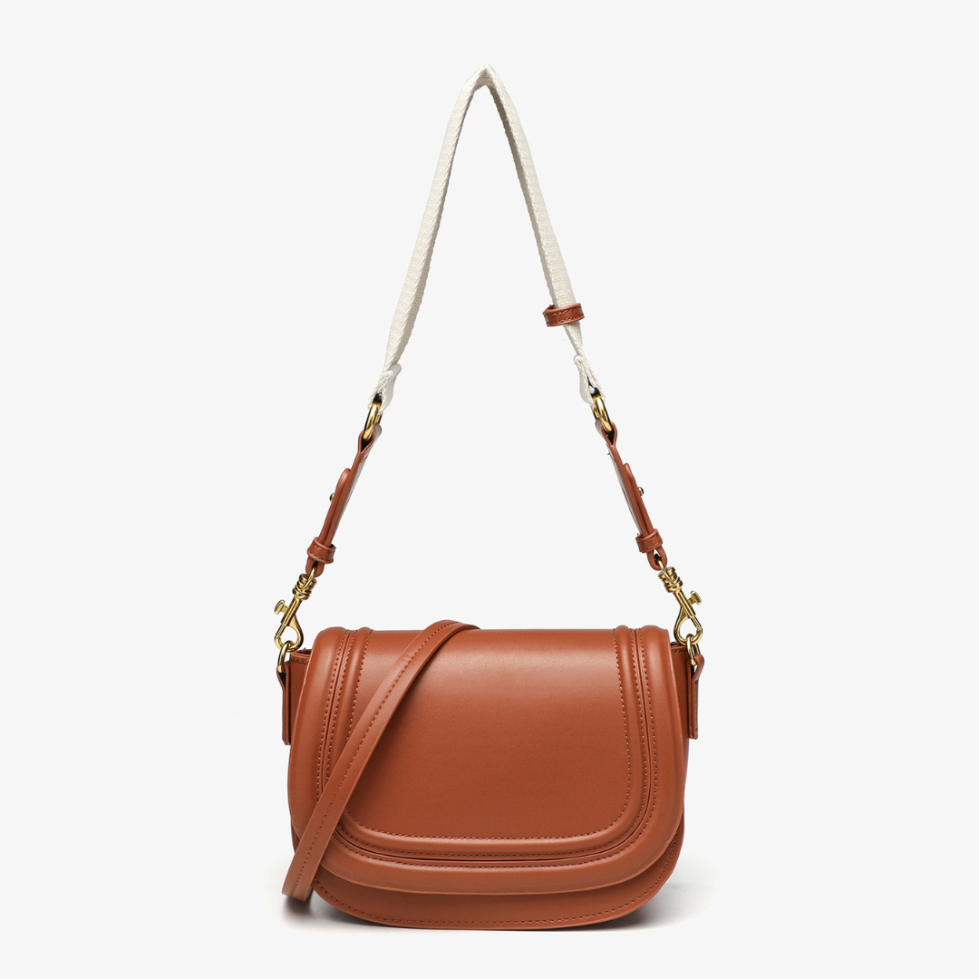 MARTA™ | LEATHER BAG WITH DOUBLE STRAP