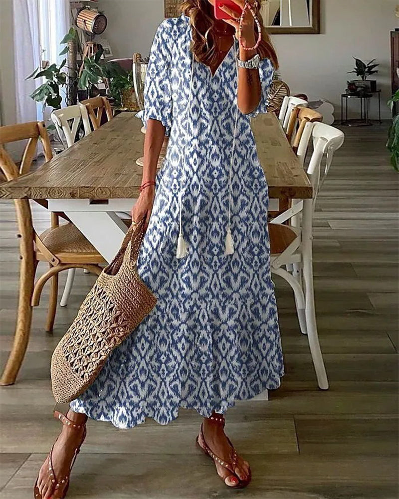 SHAINE | LOOSE BOHEMIAN DRESS 