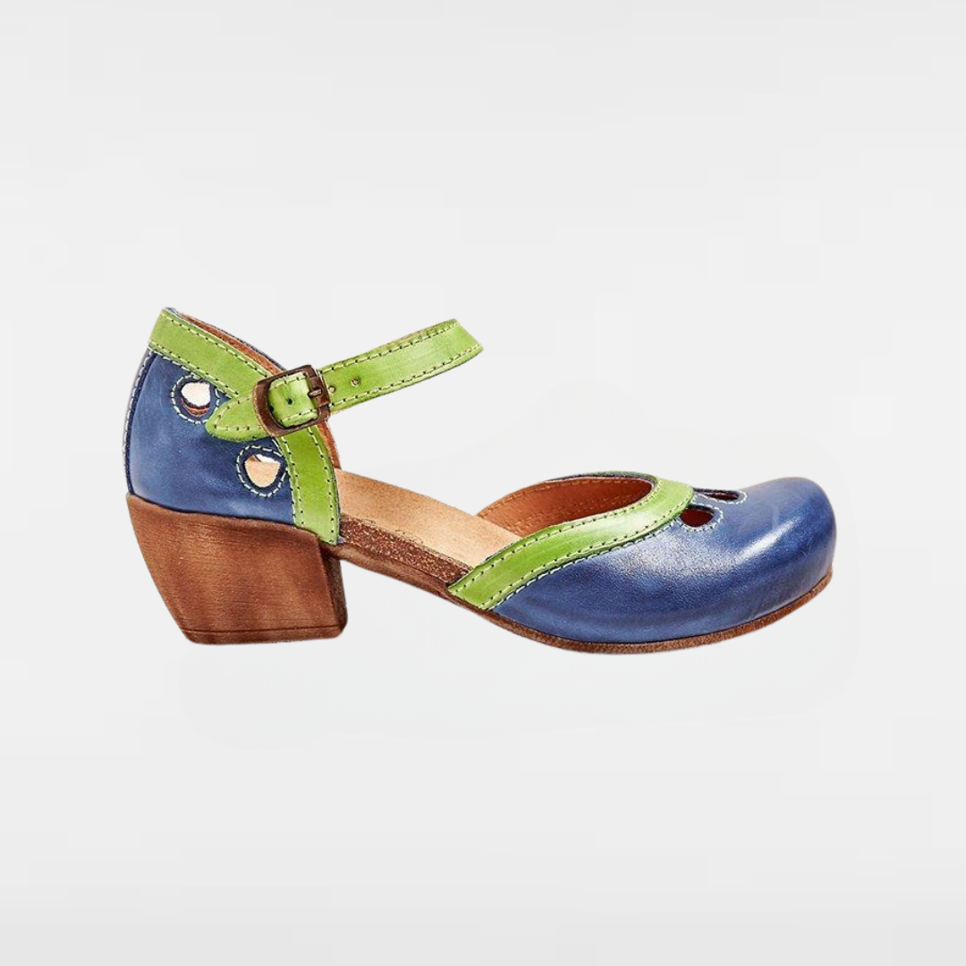 Liora | Comfortable Low Heeled Sandals 
