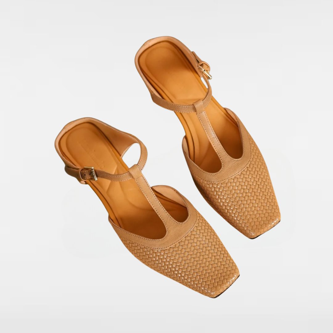 Sophia Leather Mules 