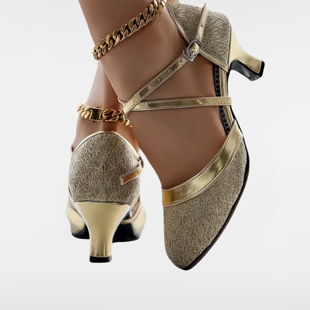 Serapyne | Elegant Heeled Shoes with Double Straps